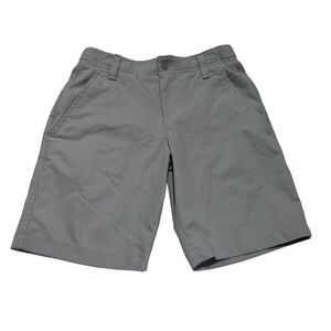 Under Armour Silver Flat Front Athletic Golf Shorts